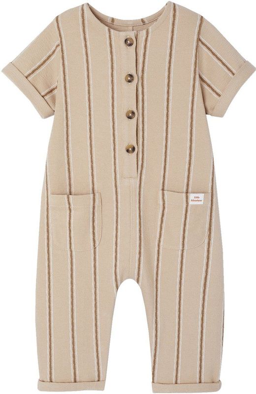 Vertbaudet Gestreepte gebreide babyromper