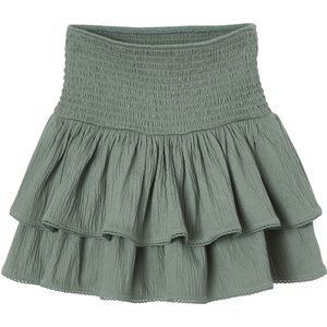 Vertbaudet Meisjesrok met ruches en smokwerk aan de taille