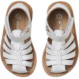 Babysandalen - Roze - Leer - Klittenband Met Gesloten Neus