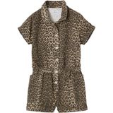 JONEN - Combishort - Luipaardprint - 100% Katoen - Korte Mouwen