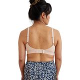 Vertbaudet Set van 2 Naadloze Kant Bh's - Zwart - Katoen