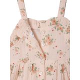 Babyromper - Bloemenprint - Katoenen Mousseline - Fijne Schouderbandjes