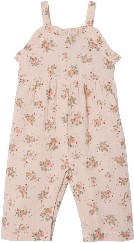 Babyromper - Bloemenprint - Katoenen Mousseline - Fijne Schouderbandjes