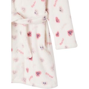 Badjas - Ecru - Happy - Voor Meisjes - 100% Polyester