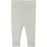 Set met Shirt en Broek - Tricot - Wit - Gebreide Babyset