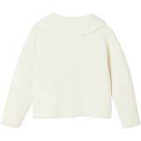 Vesten - Petrolblauw - Vest met Sierkraag en Opengewerkte Details