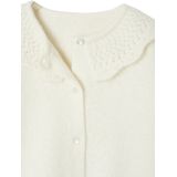 Vesten - Petrolblauw - Vest met Sierkraag en Opengewerkte Details