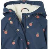 Vertbaudet - Regenjas - Met Capuchon - Voor Babymeisjes - Bloemenprint - Gevoerd