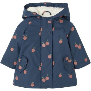 Vertbaudet - Regenjas - Met Capuchon - Voor Babymeisjes - Bloemenprint - Gevoerd
