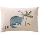 Dekbedovertrekset - Ecru - Minisaurus - Baby Dekbedovertrek met Kussensloop