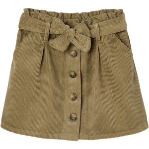 Vertbaudet - Paperbag-rok - Ribfluweel