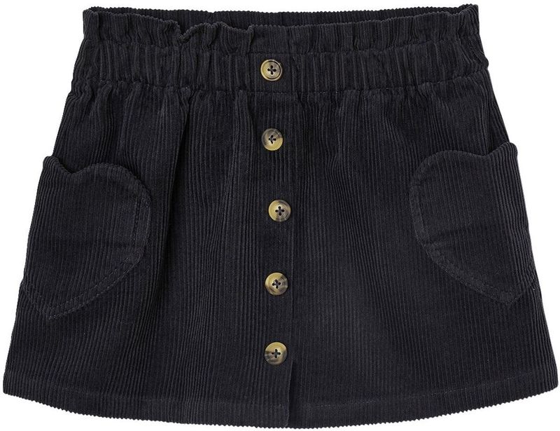 Vertbaudet - Fluwelen Rok - Hartjes - Met Zakjes - Taille Met Paperbag Stijl