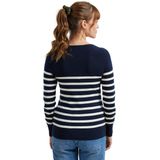 Vertbaudet - Zwangerschaps- en Borstvoedingstrui - Marineblauw - Raglanopeningen