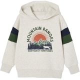 Vertbaudet - Sweater met Capuchon - Geprint - Jongen