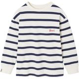 T-shirt - Ecru - Gestreept - Lange Mouwen - Voor Jongens