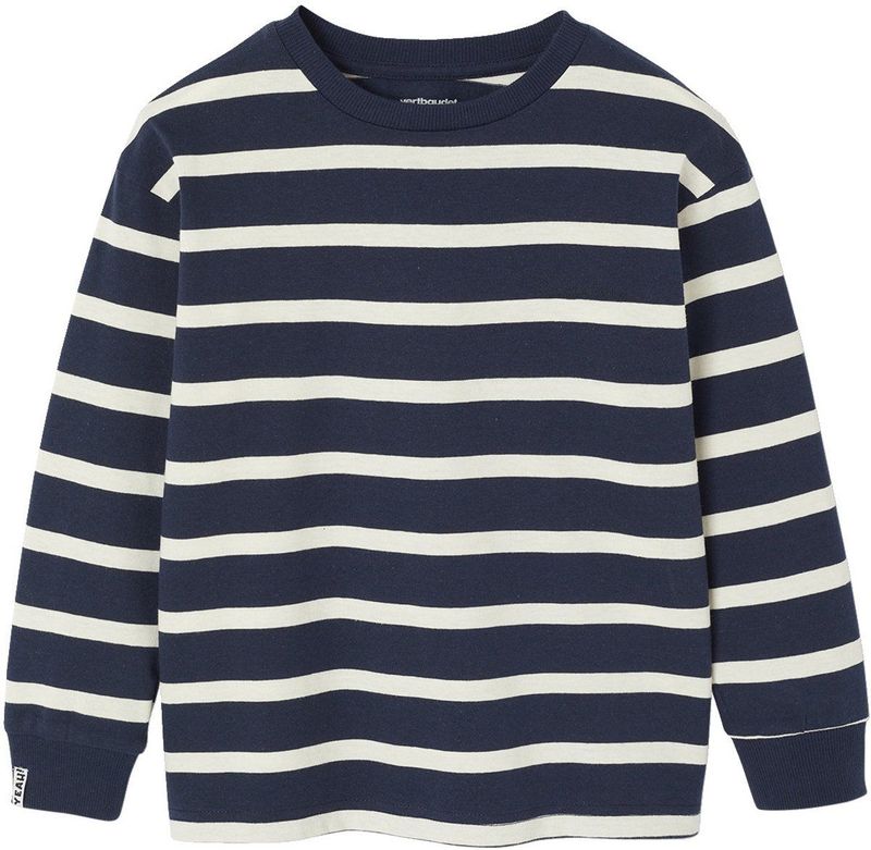 Vertbaudet - Gestreept T-shirt - Lange Mouwen - Voor Jongens