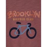 T-shirt - Marineblauw - Lange Mouwen - Met Print - Voor Jongens