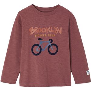 T-shirt - Marineblauw - Lange Mouwen - Met Print - Voor Jongens