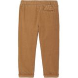 Broek - Pecannoot - Ribfluweel - Verstelbare Elastische Taille - Voor Jongens