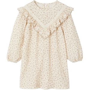 Vertbaudet - Bloemenjurk - Katoenen Gaas - Voor Meisjes