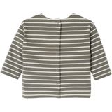 Gestreept T-shirt - Kaki - Baby - Lange Mouwen