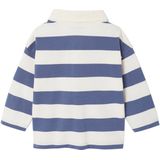 T-shirt - Gestreept - Grijsblauw - Polo - Lange Mouwen - Baby