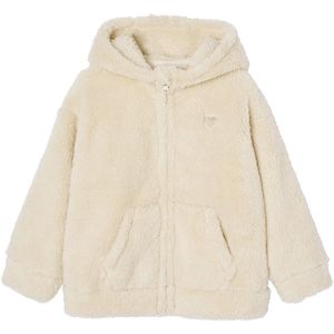 Cocooning Vest - Nacht Ecru - Meisjes - Lange Mouwen - Capuchon