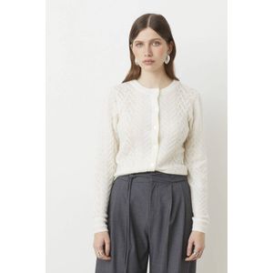 Suncoo - Wide Leg Regular Waist - Culotte - Grijs - Wol