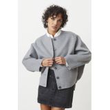 Suncoo - EDDY - Wollen Jasje - Grijs - Dames