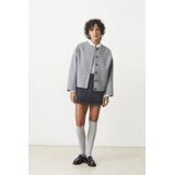 Suncoo - EDDY - Wollen Jasje - Grijs - Dames