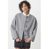 Suncoo - EDDY - Wollen Jasje - Grijs - Dames