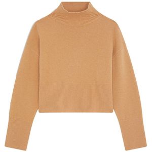 Suncoo - PINTO - Gebreide Trui - Camel - 100% Wol
