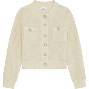 Suncoo - Cardigan - Ecru - Acryl