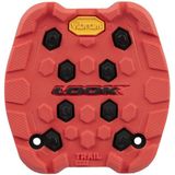 LOOK Cycle - Activ Grip Trail Pad - Pad compatibel met Trail Grip platte pedalen - maximale grip op de weg - Innovatief rubber - hoge trekkracht - Rood