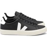 Veja - Campo Low - Sneakers - Zwart Wit - Leer - Chromefree