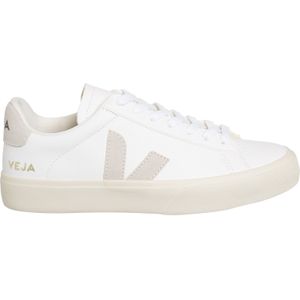 Veja Fair Trade - Dames sneakers - Campo Chromefree Extra-White_Natural-Suede voor Dames - Maat 40 - Wit
