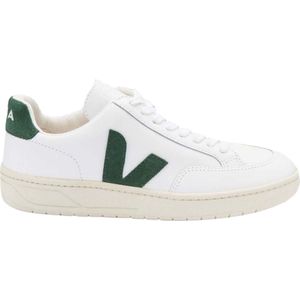 Veja - V-12 - Sneakers - Extra White - Marsala - Leer