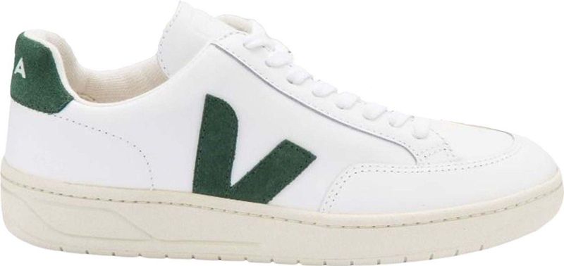 Veja - V-12 - Sneakers - Extra White - Marsala - Leer