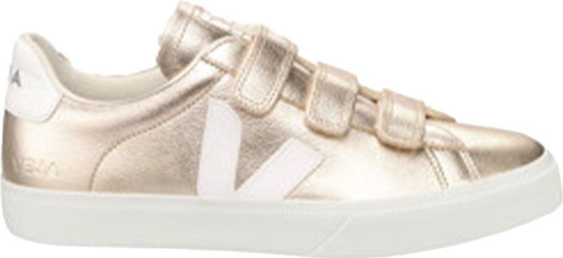 Veja - Recife - Sneakers - Platine Wit - Chroomvrij Leer