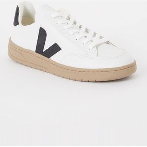 Veja V-12 sneaker van leer met logo