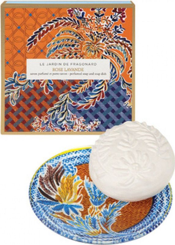 Fragonard - Rose Lavande - Handzeep - Geurige Zeep met Zeepschaaltje