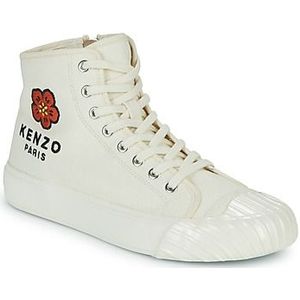 Kenzo, Schoenen, Dames, Beige, 39 EU, Katoen, School sneakers