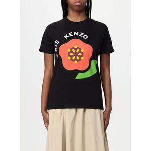 Kenzo - T-shirt - Zwart - Katoen - Ronde Hals - Korte Mouwen