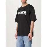Kenzo - Gedrukt Logo - T-shirt - Zwart - 100% Katoen