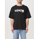 Kenzo - Gedrukt Logo - T-shirt - Zwart - 100% Katoen