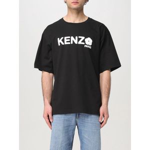Kenzo - Gedrukt Logo - T-shirt - Zwart - 100% Katoen