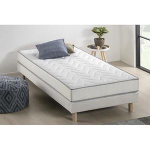 UNELMA matras + boxspringset 90 x 190 - 5 zones en vormgeheugen - 16 cm - DEKO DREAM