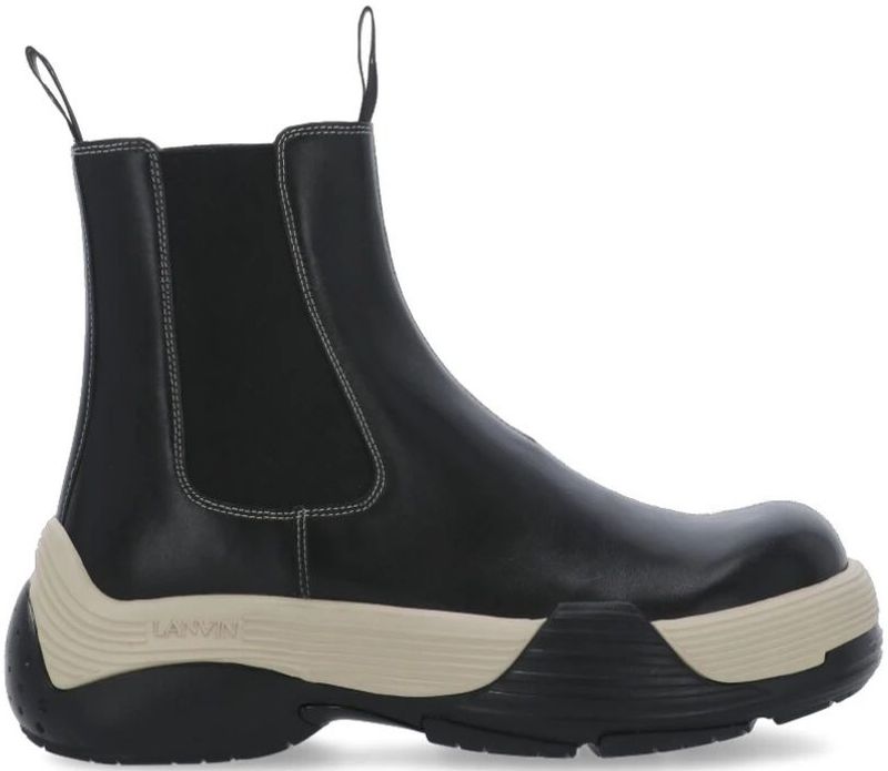 Lanvin - Chelsea Boots - Zwart - Leer
