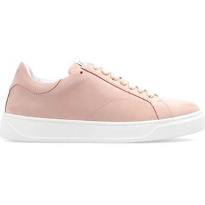 Lanvin, Schoenen, Dames, Roze, 37 EU, Leer, Sneakers met logo