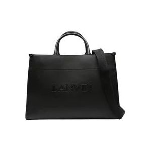 Lanvin, Tassen, Dames, Zwart, ONE Size, Tote Bag met band